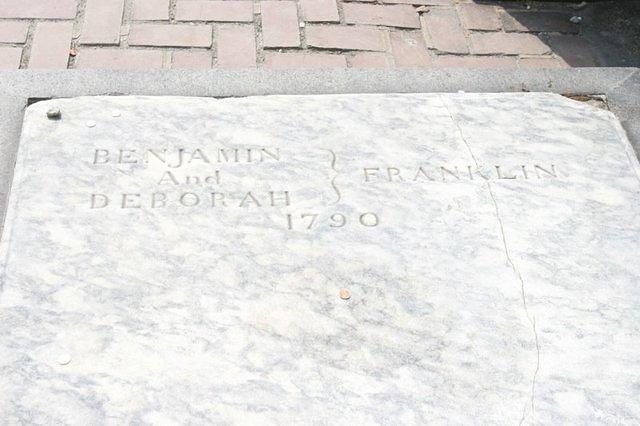 Benjamin Franklin Tombstone