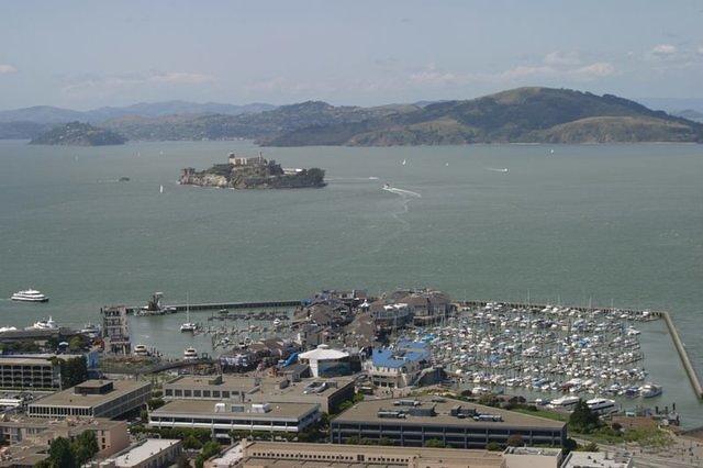 Fisherman's Wharf and Alcatraz Island